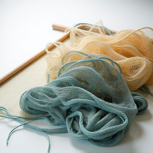 Custom fishing nets display